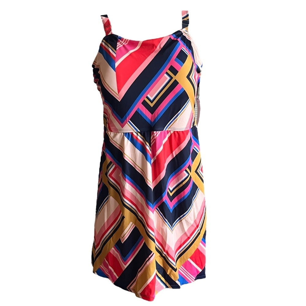AmberNoon II by Dr. Erum Ilyas UPF 50 Swim Dress w/ Wrap Skirt